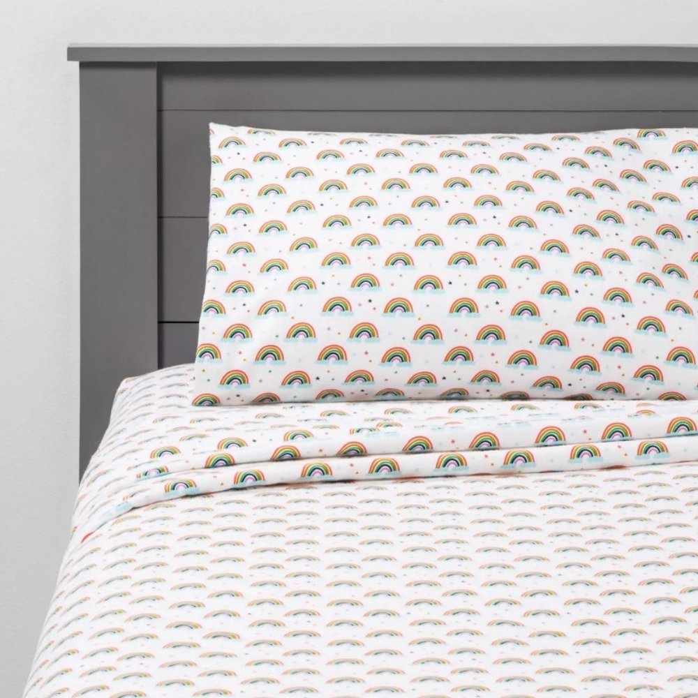 Radiant Rainbow Flannel Sheets - Pillowfort™